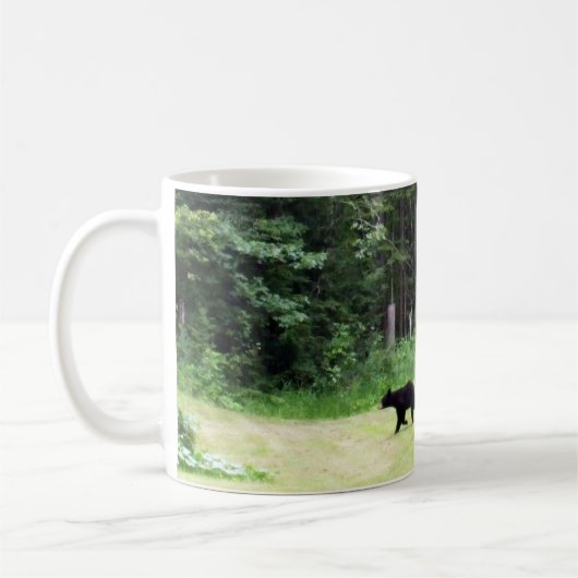 Vaters schwarzer Bär Kaffeetasse (Links)