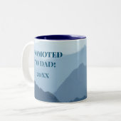 Vaters sind die besten und neuen Väter sind Extra  Zweifarbige Tasse (Vorderseite Links)