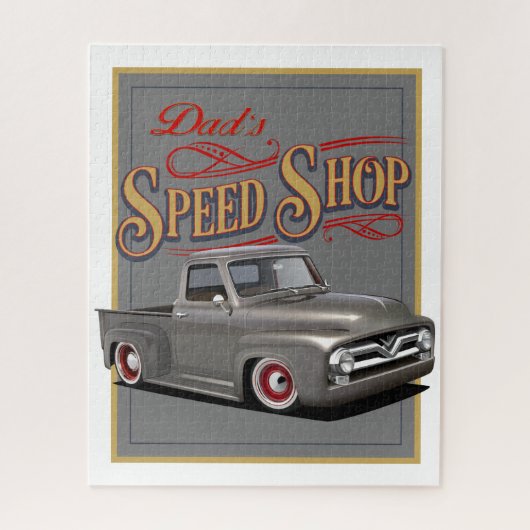 Vaters Speed Shop Puzzle (Vertikal)