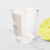 Vaters Stärke und Schläge - Vatertagsgeschenk | Schnapsglas (Rechts)