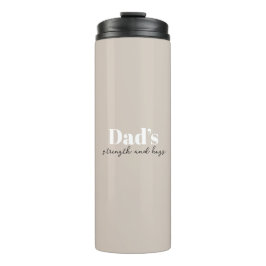 Vaters Stärke und Schläge - Vatertagsgeschenk | Thermosbecher