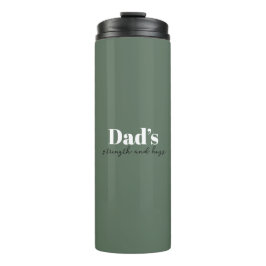 Vaters Stärke und Schläge - Vatertagsgeschenk | Thermosbecher