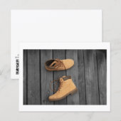 Vaters Stiefel Postkarten Druck von JH Thornton (Vorne/Hinten)