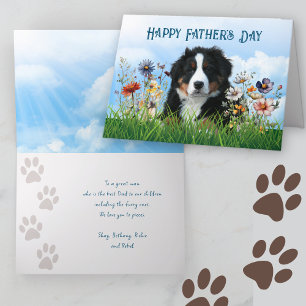 Vaters Tag Berner Sennenhund Aus Familie Karte