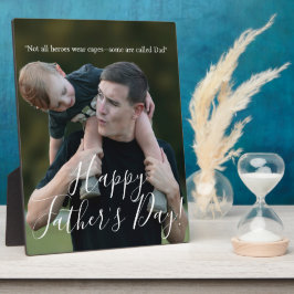 Vaters Tag Dad Held Foto Personalisierte Karte Fotoplatte