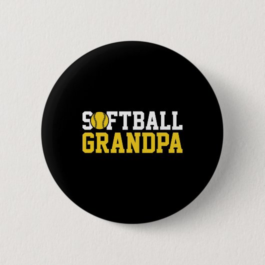 Vaters Tag Lustig Softll Papa Softll Opa Button (Vorderseite)