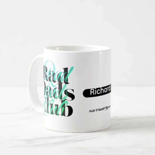 Vaters Tag Scramble Rad Dads Club Benutzername Kaffeetasse (Vorderseite Links)