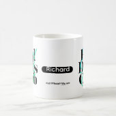 Vaters Tag Scramble Rad Dads Club Benutzername Kaffeetasse (Mittel)