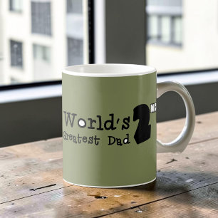Vaters-Tag-Tasse "Der zweitbeste Papa der Welt" Kaffeetasse