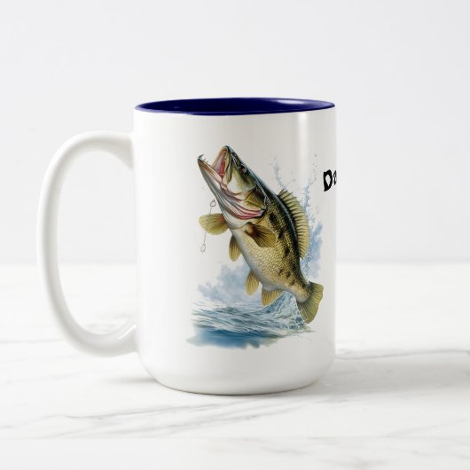 Vaters Tasse mit Bass 15oz Tasse (Links)