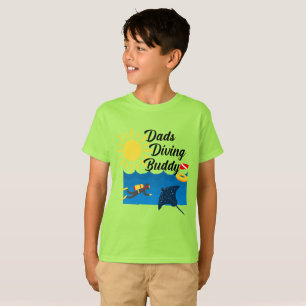 Vaters tauchen Buddy Design - Kids' Basic T - Shir T-Shirt