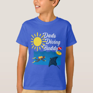 Vaters tauchen Buddy Design - Kids' Basic T - Shir T-Shirt