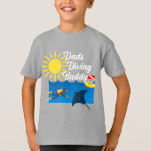 Vaters tauchen Buddy Design - Kids' Basic T - Shir T-Shirt (Vorderseite)
