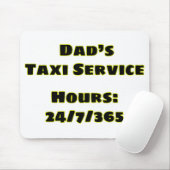 Vaters Taxi Mousepad (Mit Mouse)