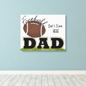 Vaters Team gepackte Canvas Leinwanddruck (Insitu (Holzboden))