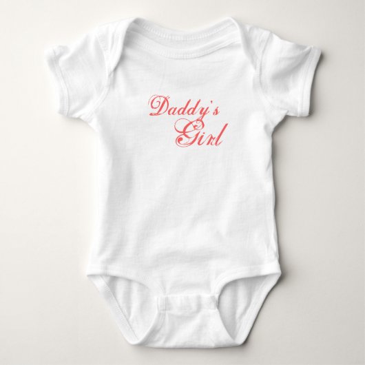 Vaters Tochter Baby Strampler (Vorderseite)