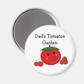 Vaters Tomatoe Garden Magnet (Vorderseite/Rückseite)