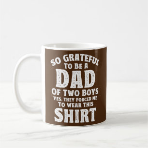 Vaters Vater so dankbar, ein Vater von zwei Jungen Kaffeetasse