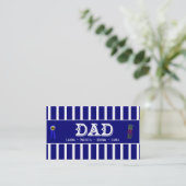 Vaters Visitenkarte Telefonnummerkarte (Stehend Vorderseite)