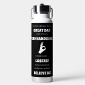 Vaters Wasserflasche – Perfektes Geschenk zum Vate Trinkflasche (Vorderseite)