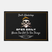 Vaters Werkstatt jeden Namen stolz auf die Behebun Fußmatte (Vorderseite)