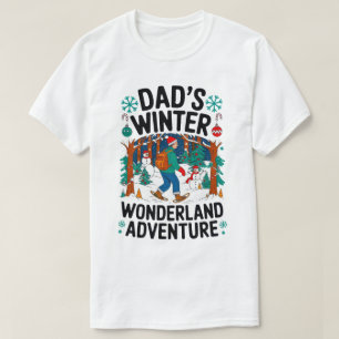 Vater's Winter Wonderland Adventure Design T-Shirt