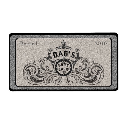Vaters Zuhause-gebranntes Cuatom Vintages Bieretik (Vorne)
