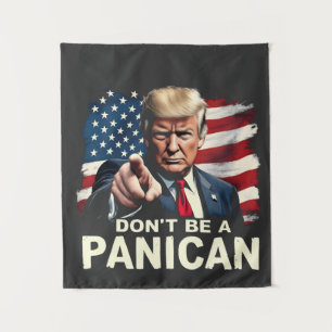 Vaters Zuhause Sei kein Panican Trump USA Wandteppich