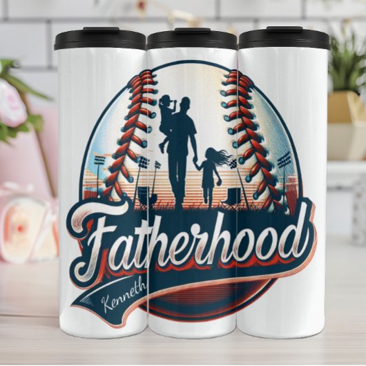 Vaterschaft Baseball: Erinnerungen des gepflegten Thermosbecher