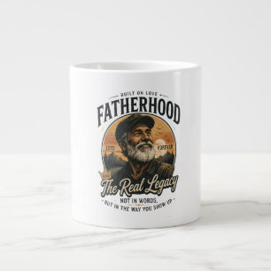 Vaterschaft Die wahre Erbschaft Vintage Vatertag  Jumbo-Tasse