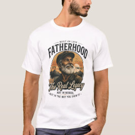 Vaterschaft Die wahre Erbschaft Vintage Vatertag T-Shirt