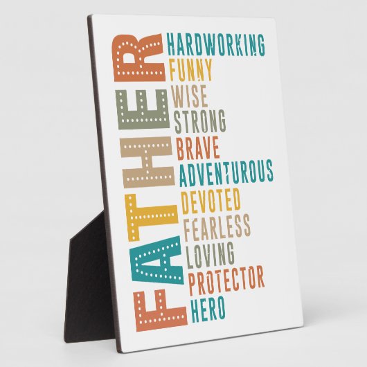 Vaterschaft eine Hommage an die Stärke jedes Vater Fotoplatte (Seite)