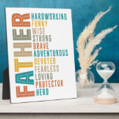 Vaterschaft eine Hommage an die Stärke jedes Vater Fotoplatte (Seite)