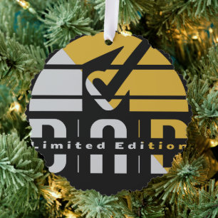 Vaterschaft ist bedingungslose Liebe: Die Vater Ed Ornament Karte