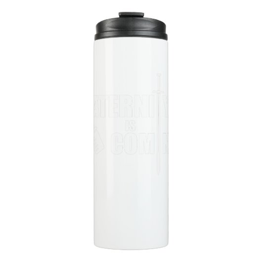 Vaterschaft kommt für Vater Thermosbecher (Vorderseite)