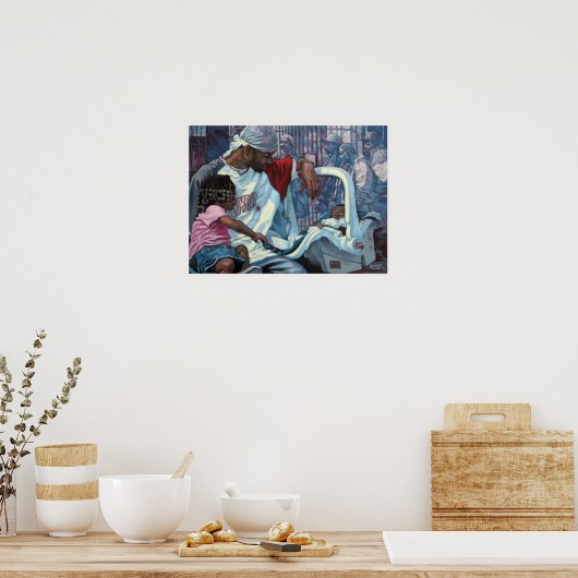 Vaterschaft Poster (Küche)