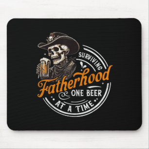 Vaterschaft Überleben Ein Bier Nach Dem Anderen Sk Mousepad
