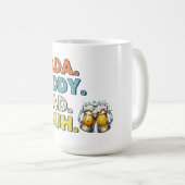 Vaterschaft: Von DADA bis BRUH Kaffeetasse (VorderseiteRechts)