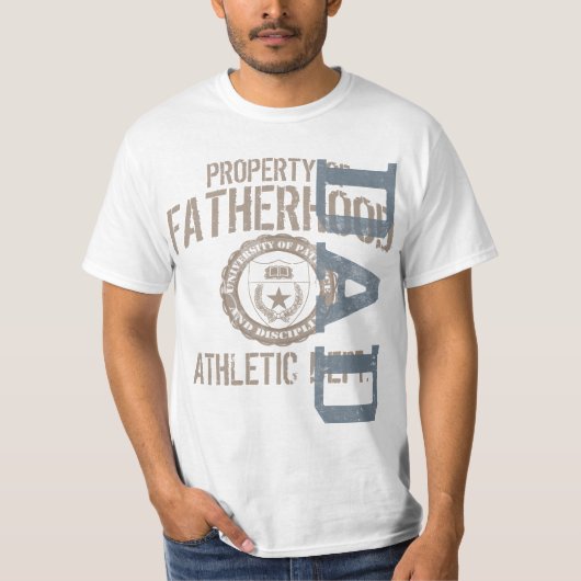 Vaterschafts-athletischer T-Shirt (Vorderseite)