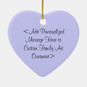 Vaterschmuck und Töchterfamilien Keramikornament (Hinten)