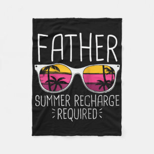 Vatersommerumladung erforderlich Funny Vintag Sung Fleecedecke