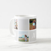 Vatertag 10 Fotos Mama Collage Tasse (Vorderseite Links)