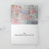 Vatertag 1955 Chevy Car Map Karte (Innenseite)