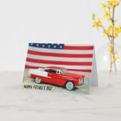 Vatertag 1955 Chevy Car Map Karte (Gelbe Blume)