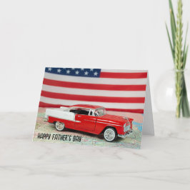 Vatertag 1955 Chevy Car Map Karte