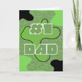 Vatertag #1 Dad gefaltete Karte (Vorderseite)
