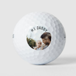 Vatertag #1 Daddy Custom Foto Golfball