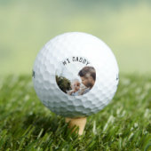 Vatertag #1 Daddy Custom Foto Golfball (Insitu T-Shirt)