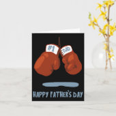 Vatertag #1 Vater Boxhandschuhe Karte (Gelbe Blume)