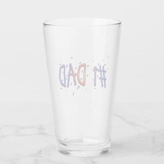 Vatertag #1 Vater Glas (Rückseite)
